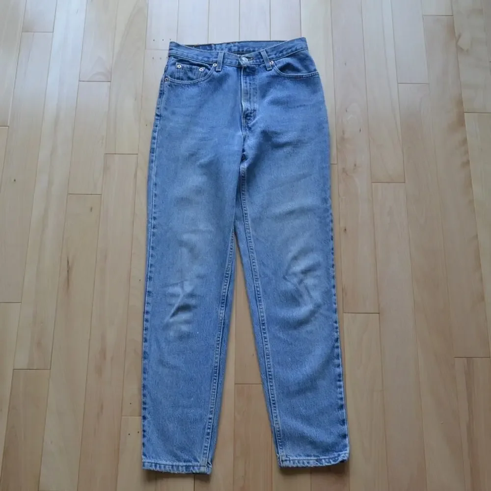 Vintage 90s Levi's 512 Denim Blue Jeans Size M